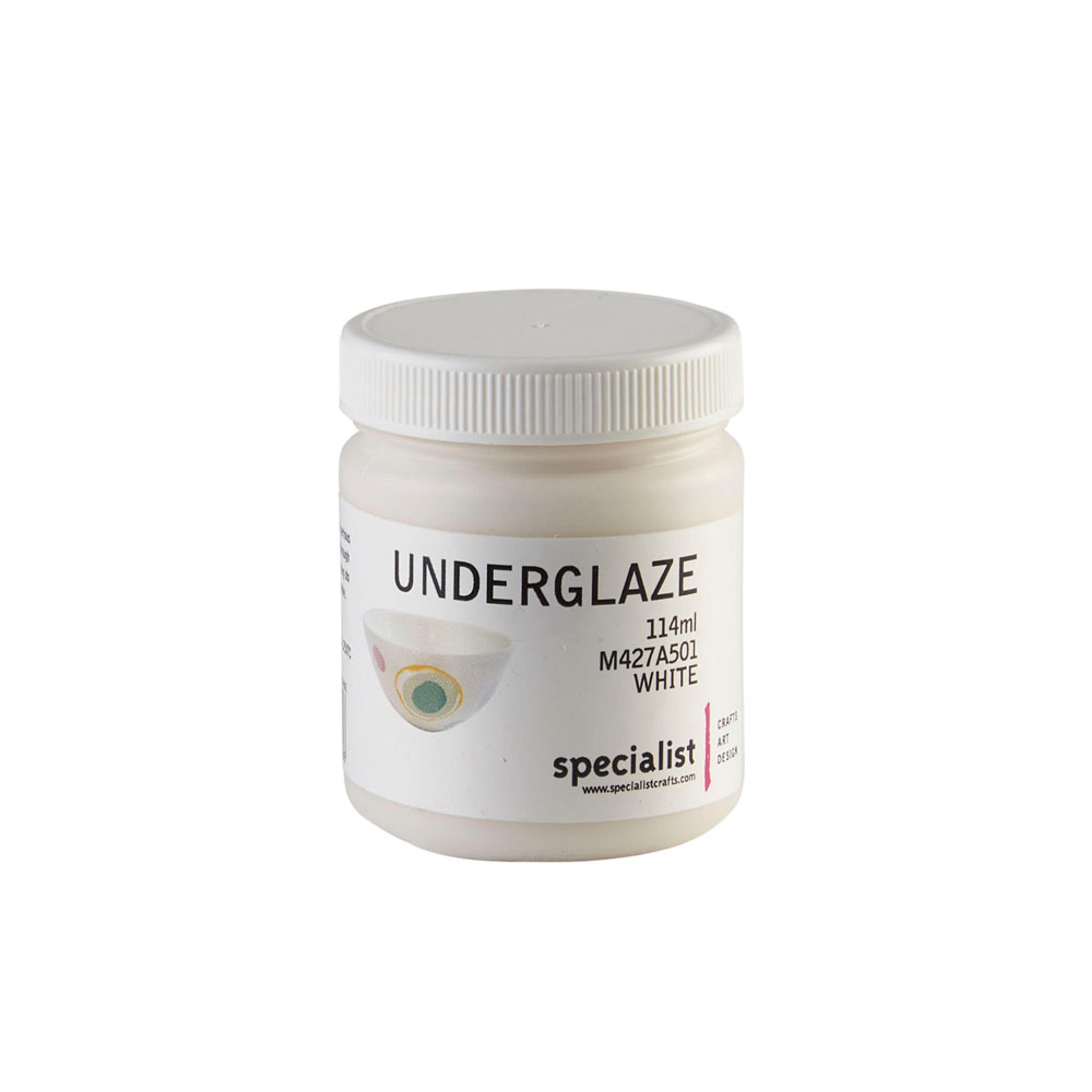 Specialist Crafts Underglaze Colours 114ml - White