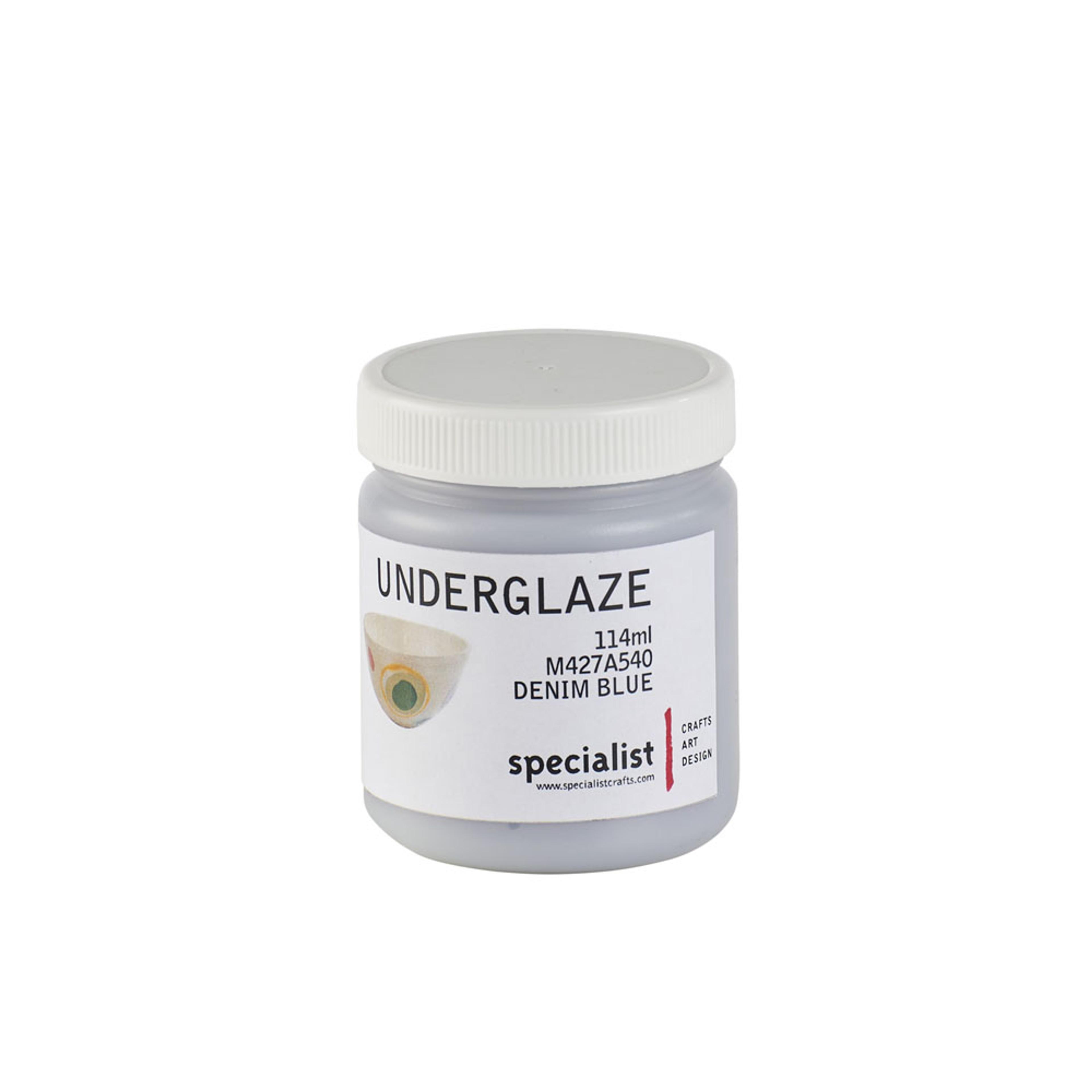 Specialist Crafts Underglaze Colours 114ml - Denim Blue