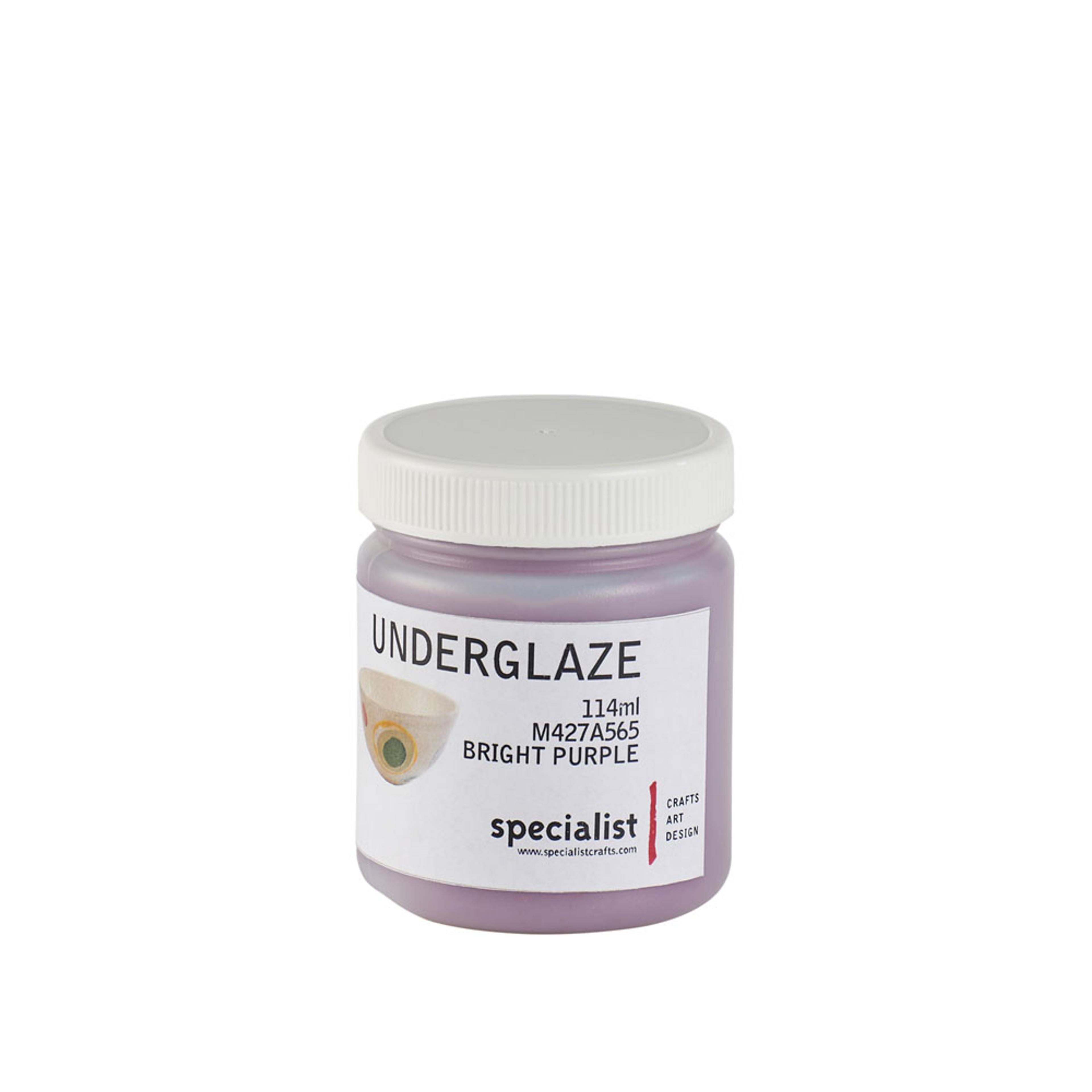 Specialist Crafts Underglaze Colours 114ml - Bright Purple