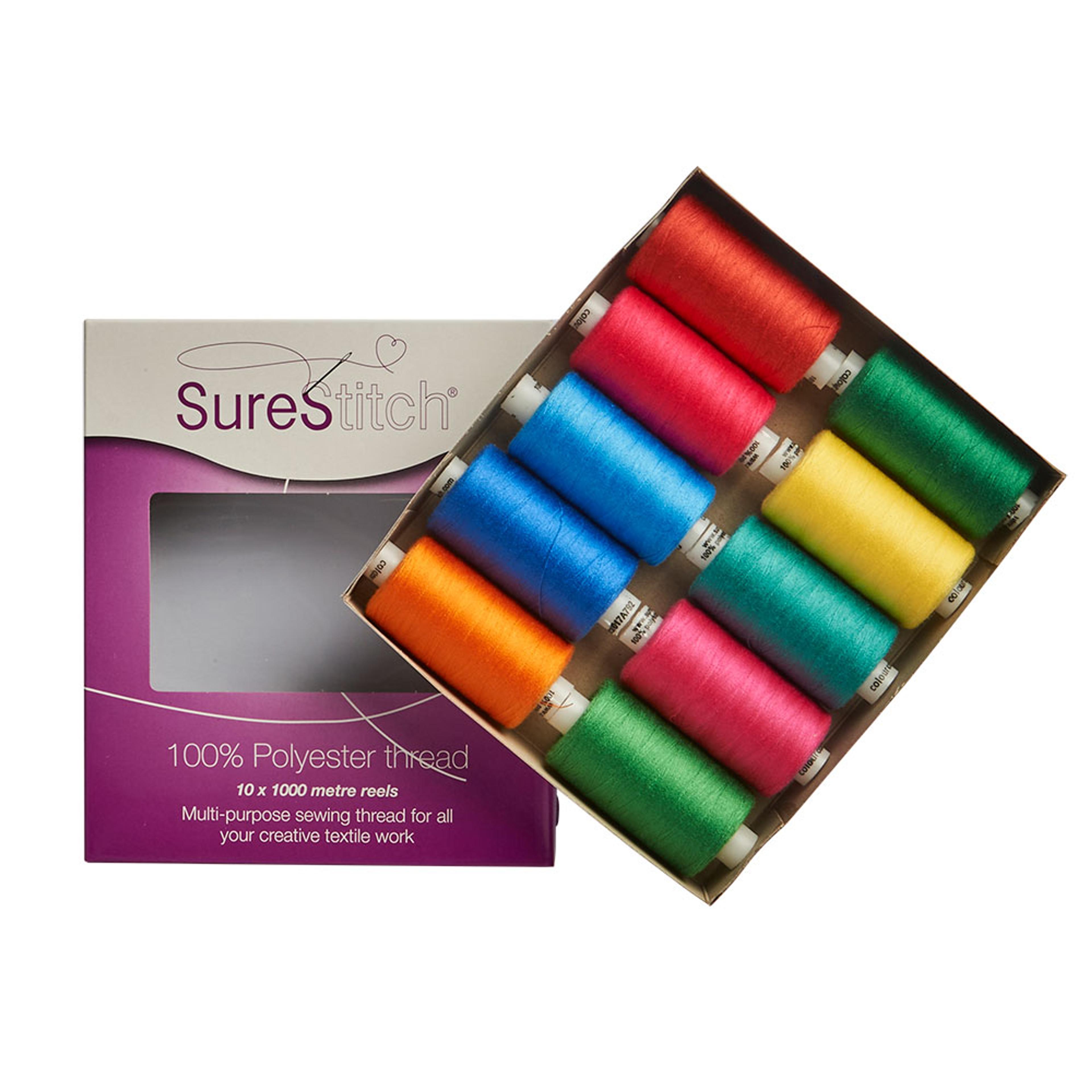 SureStitch 1000m Reels Mixed Packs - Brights