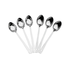 Metal Mixing Spoons - Pack of 6 