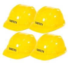 Pretend to Bee Construction Worker Hats - Pack of 4 
