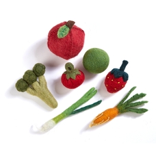 Felt Food Groups - Fruit Veg Bag 6 pieces