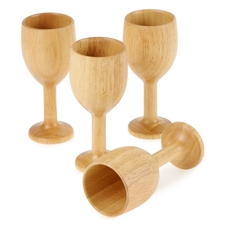 Wooden Goblets - Pack of 4 from Hope Education 