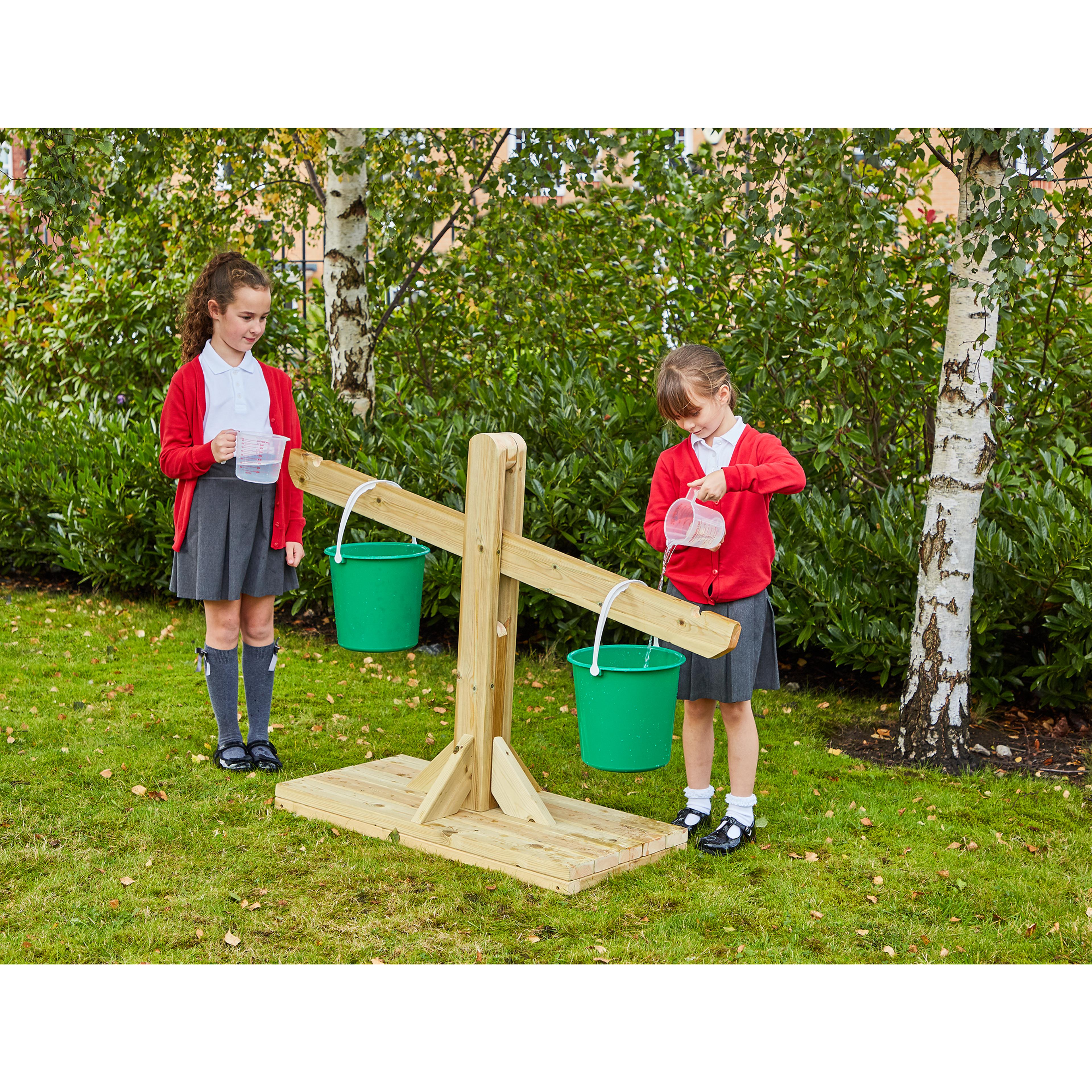 NEWBY LEISURE Giant Wooden Scales