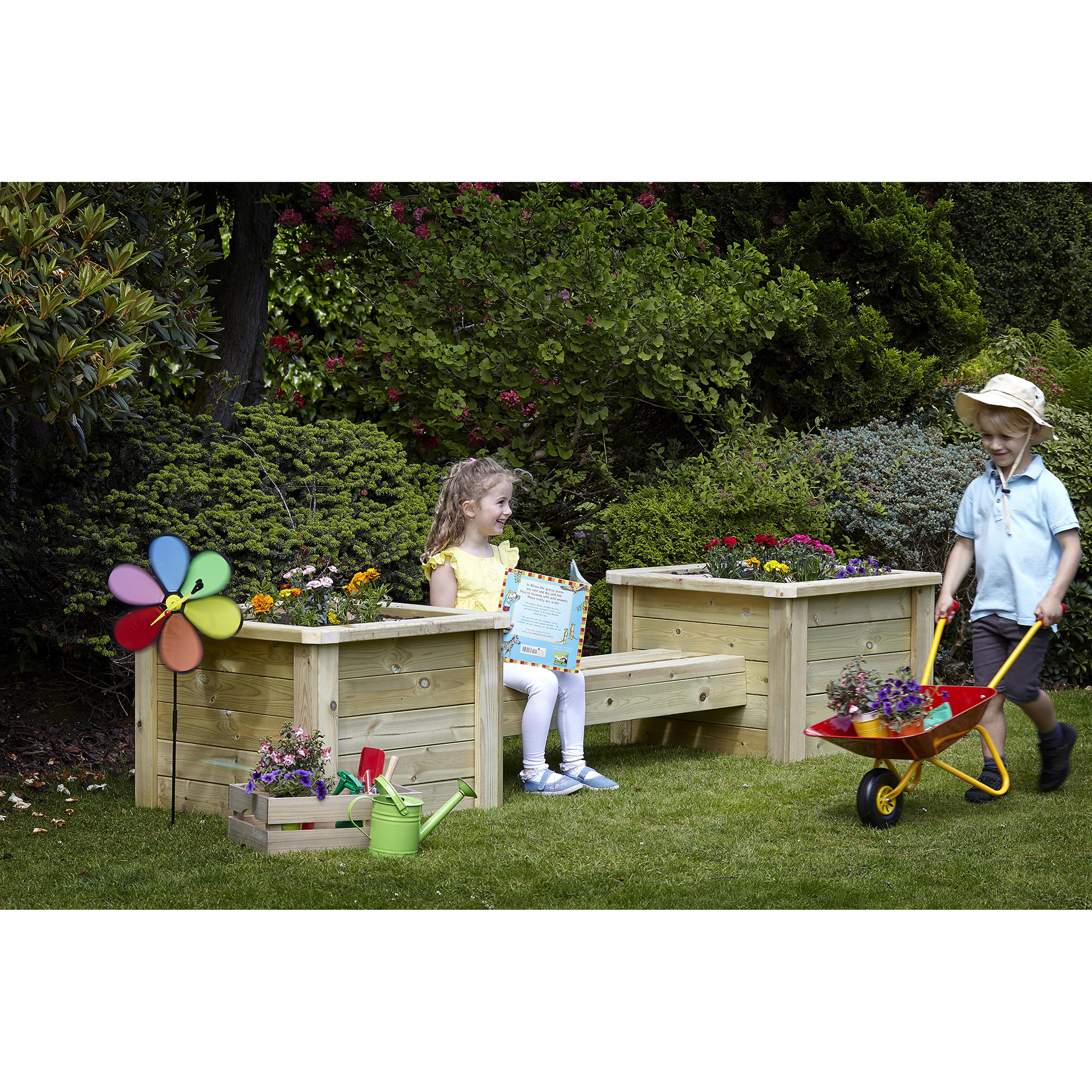 Millhouse Outdoor Plant and Bench Combo