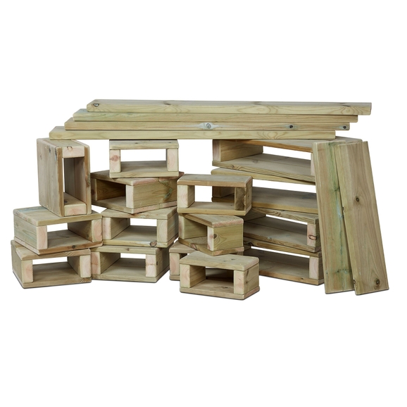 Wood Blocks Giant Outdoor Blocks TTS Giant Outdoor Wooden Hollow