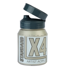 X4 Standard Acryl - 500ml - Silver