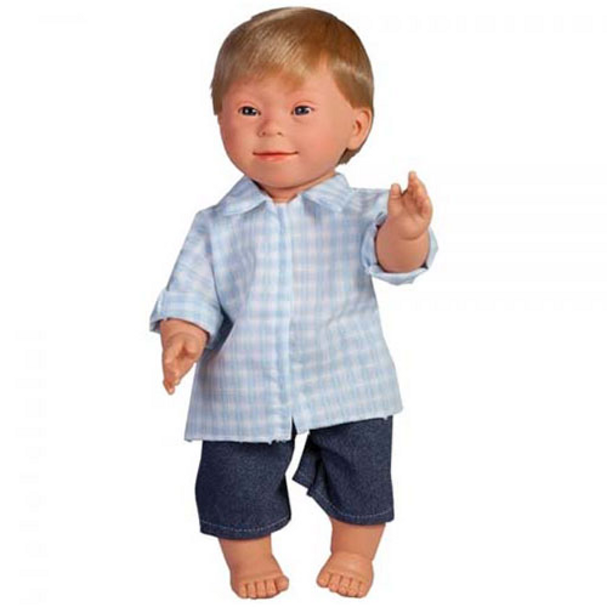 Boy Doll With Downs Syndrome Blonde Hair