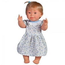 Doll with Downs Syndrome - Girl Blonde Hair