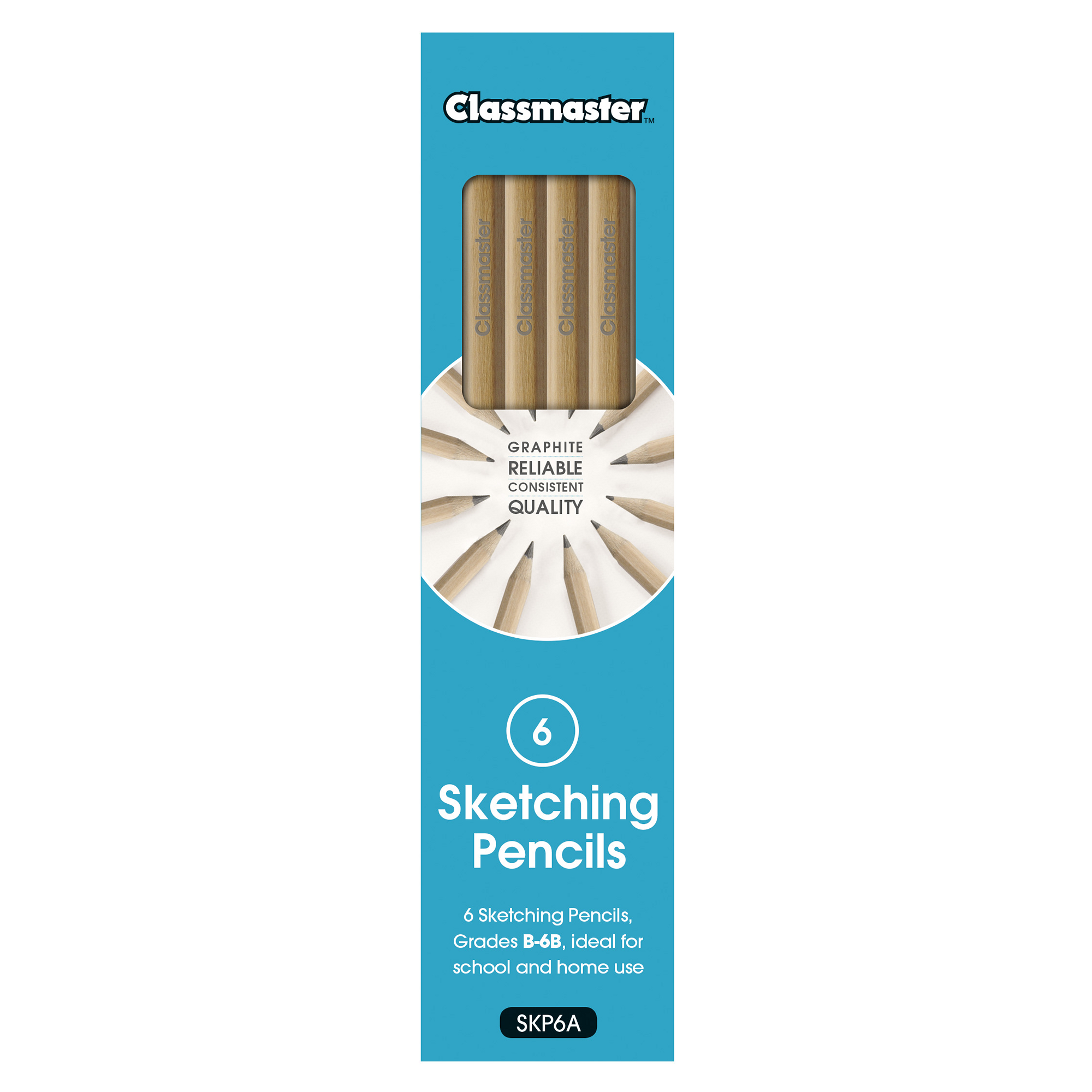 Classmaster Sketching Pencils B To 6b