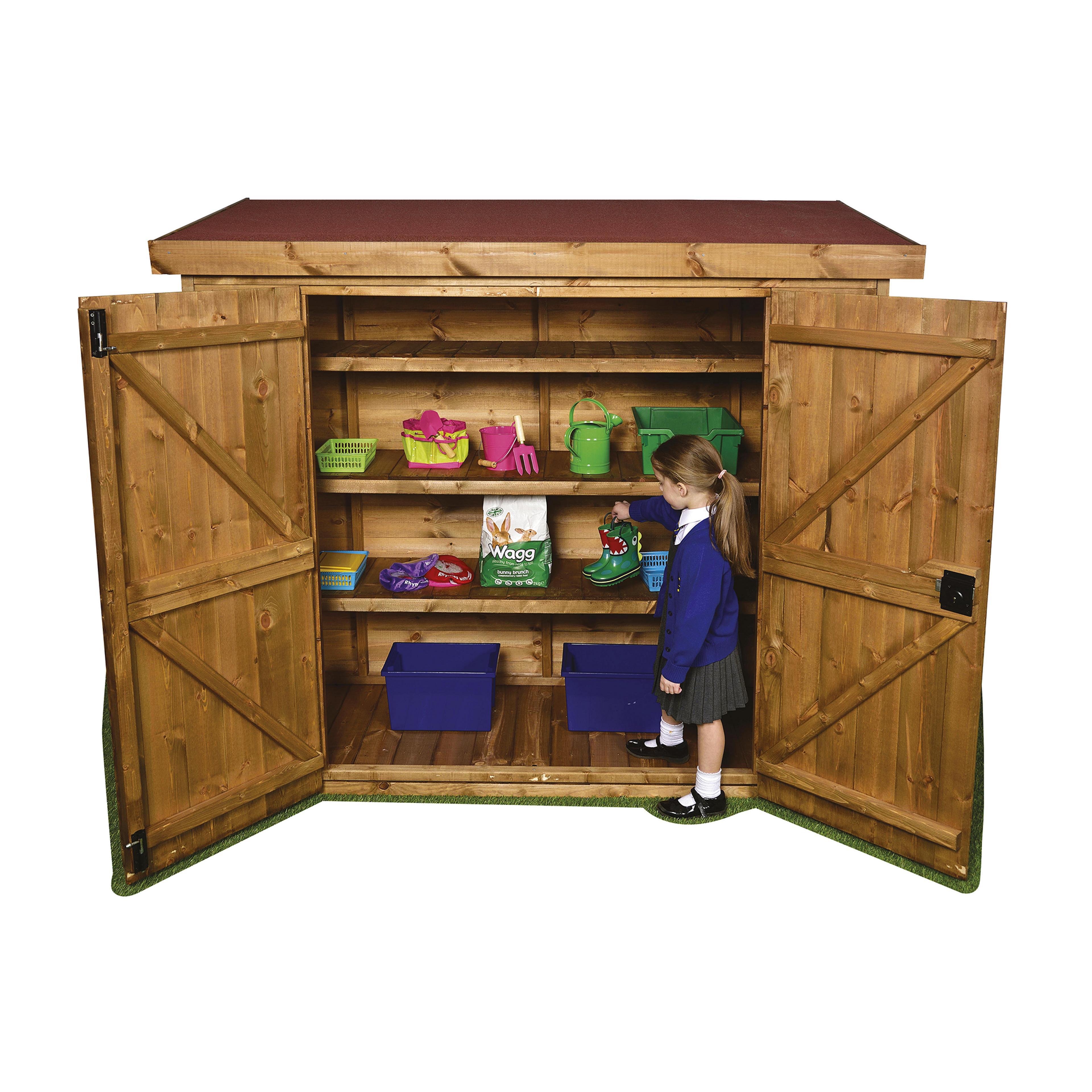 Outdoor Narrow Storage Shed 