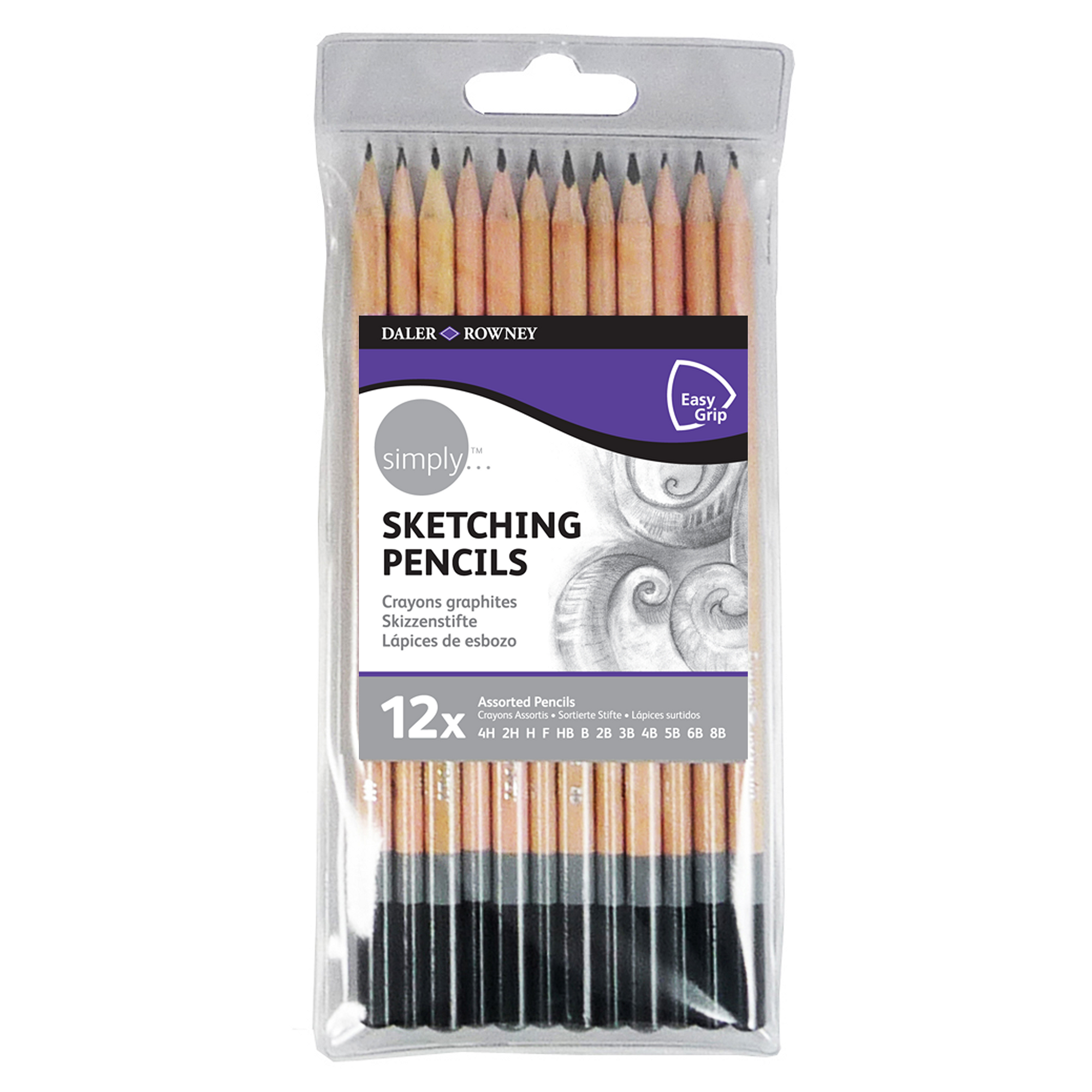 12 x Staedtler Tradition Pencils Sketching - 6B 5B 4B 3B 2B B HB F H 2H 3H  4H