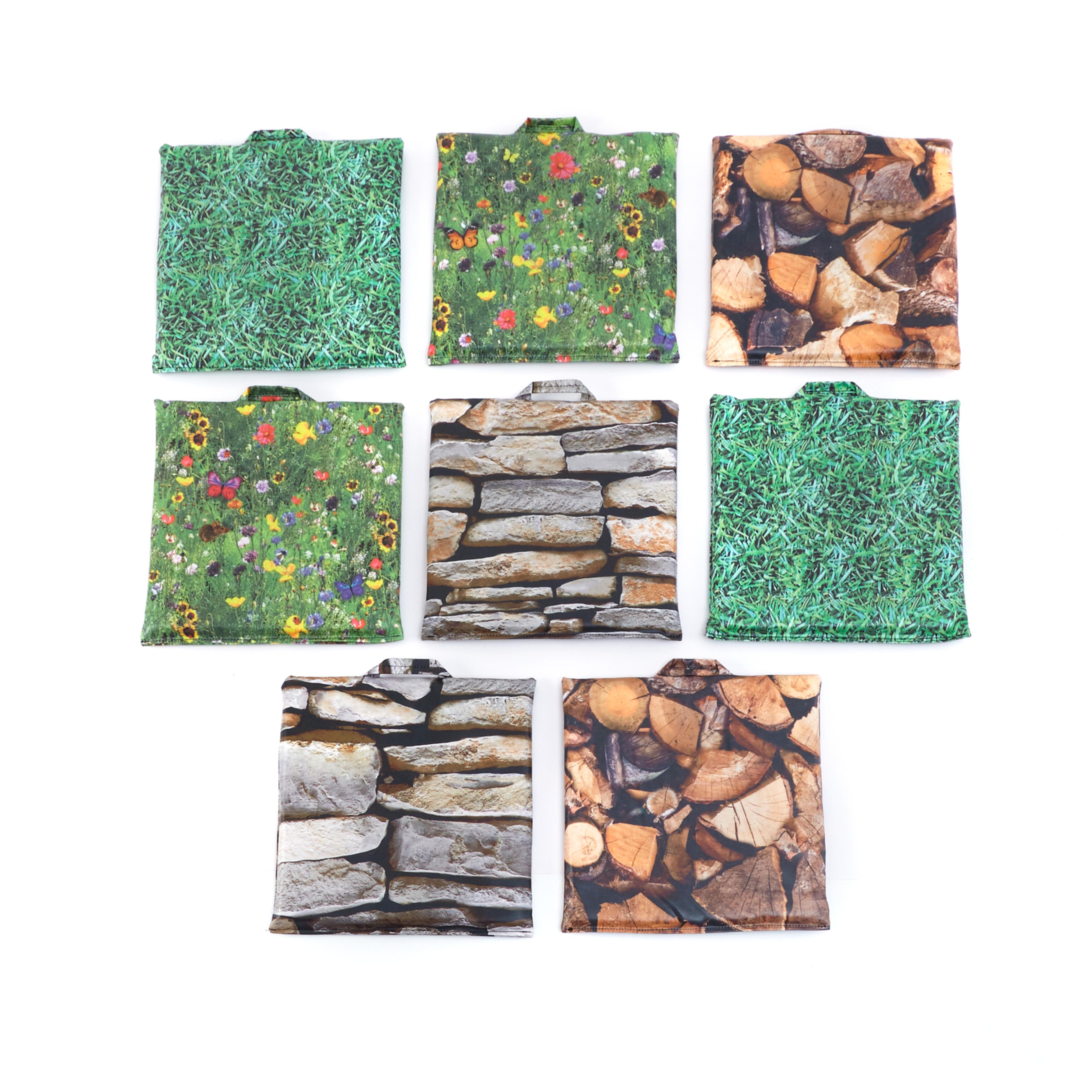 Nature Wipe Clean Sit Upon - Set of 8