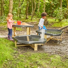 Outdoor Play Tray Stands from Hope Education -  Set of 3