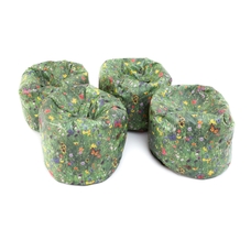 Wild Flower Wipe Clean Beanbags - Small - Pack of 4