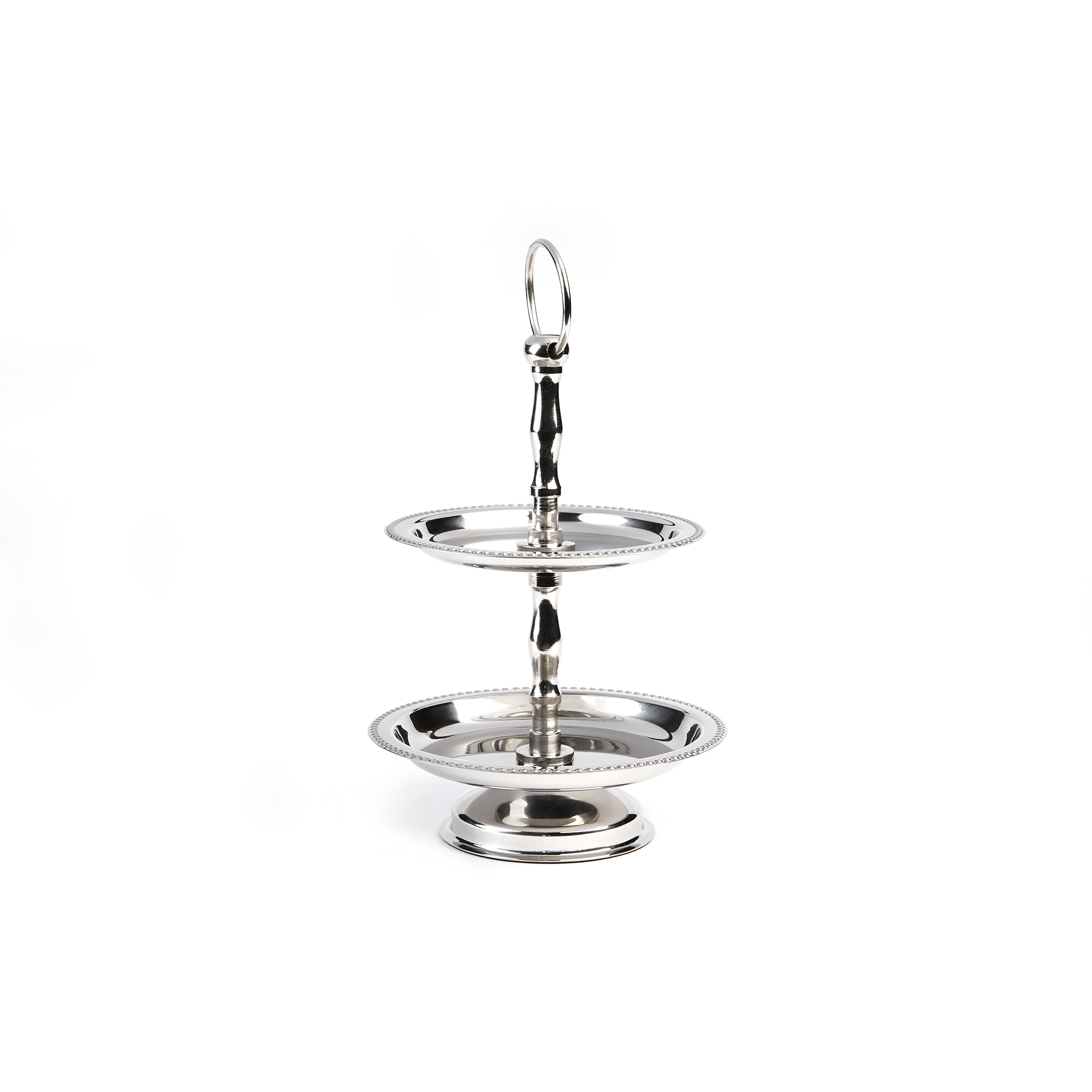 Buy Hammered Texture Cake Stand with Dome - 24x27 cms Online | Centrepoint  UAE