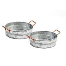 Metal Round Pans from Hope Education Pack of 2