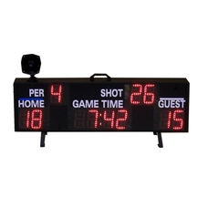 Basic Water Polo Scoreboard - Black - Excludes Batteries