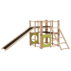 Indoor Climbing Starter Set - Frame, Slide and Ladder