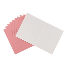 Classmates 9x7" Exercise Book 48 Page, 8mm Ruled with Margin, Pink - Pack of 100