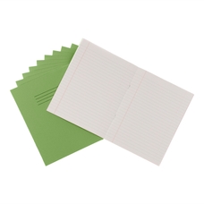 Classmates 9x7" Exercise Book 48 Page, 8mm Ruled with Margin, Light Green - Pack of 100