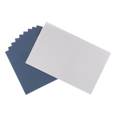 Classmates 9x7" Exercise Book 48 Page, 8mm Ruled with Margin, Dark Blue - Pack of 100