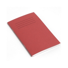 Vocabulary Book 48 Page, 7mm Ruled, Red - Pack of 100