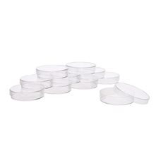 Disposable Petri Dishes - 55mm x 15mm - Pack of 10