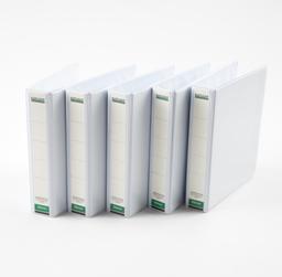 Two Ring Presentation Ring Binder - A5 - White - 38mm Spine/25mm Capacity - Pack of 10
