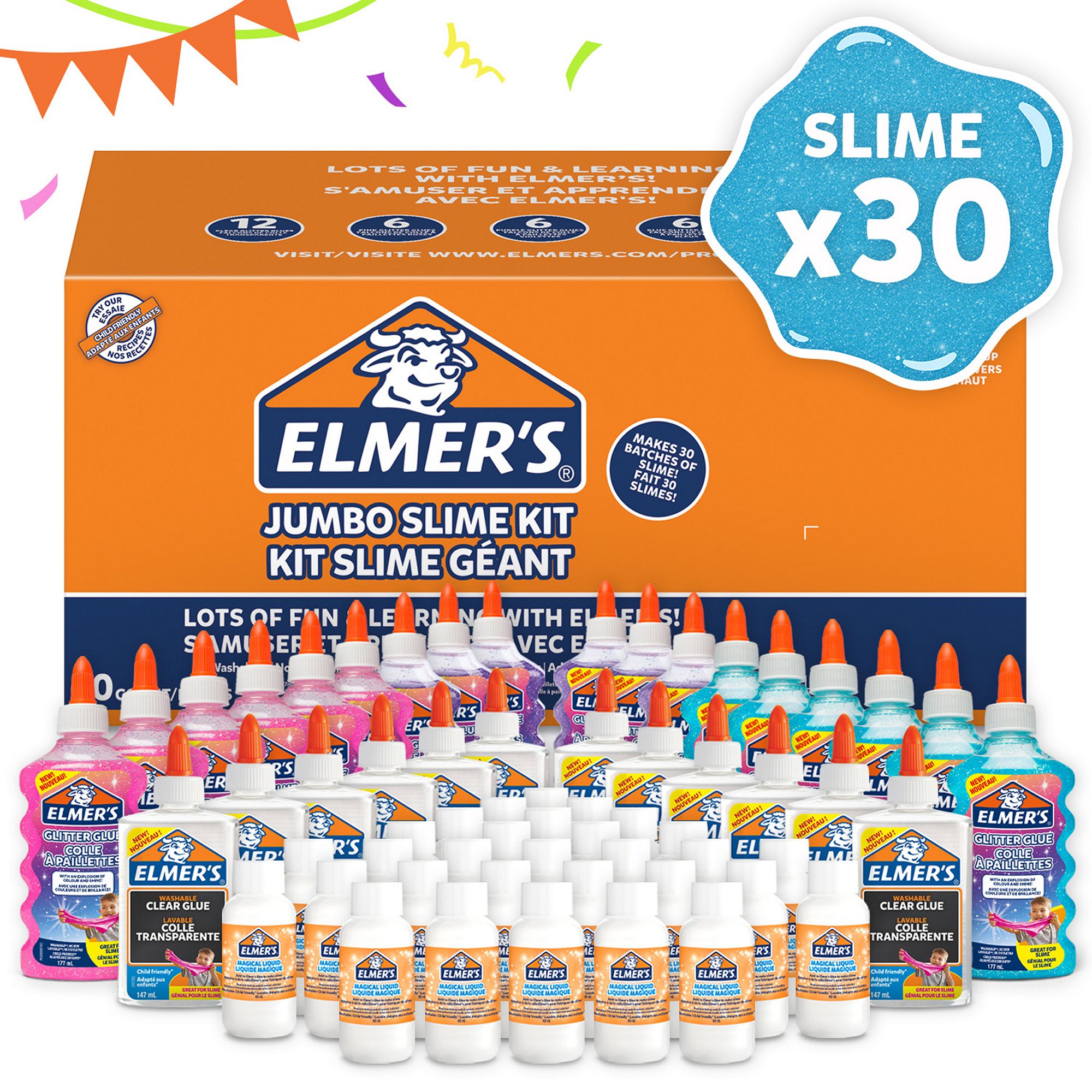 ElmerÔÇÖs Glue Slime Making Kit Class Pack