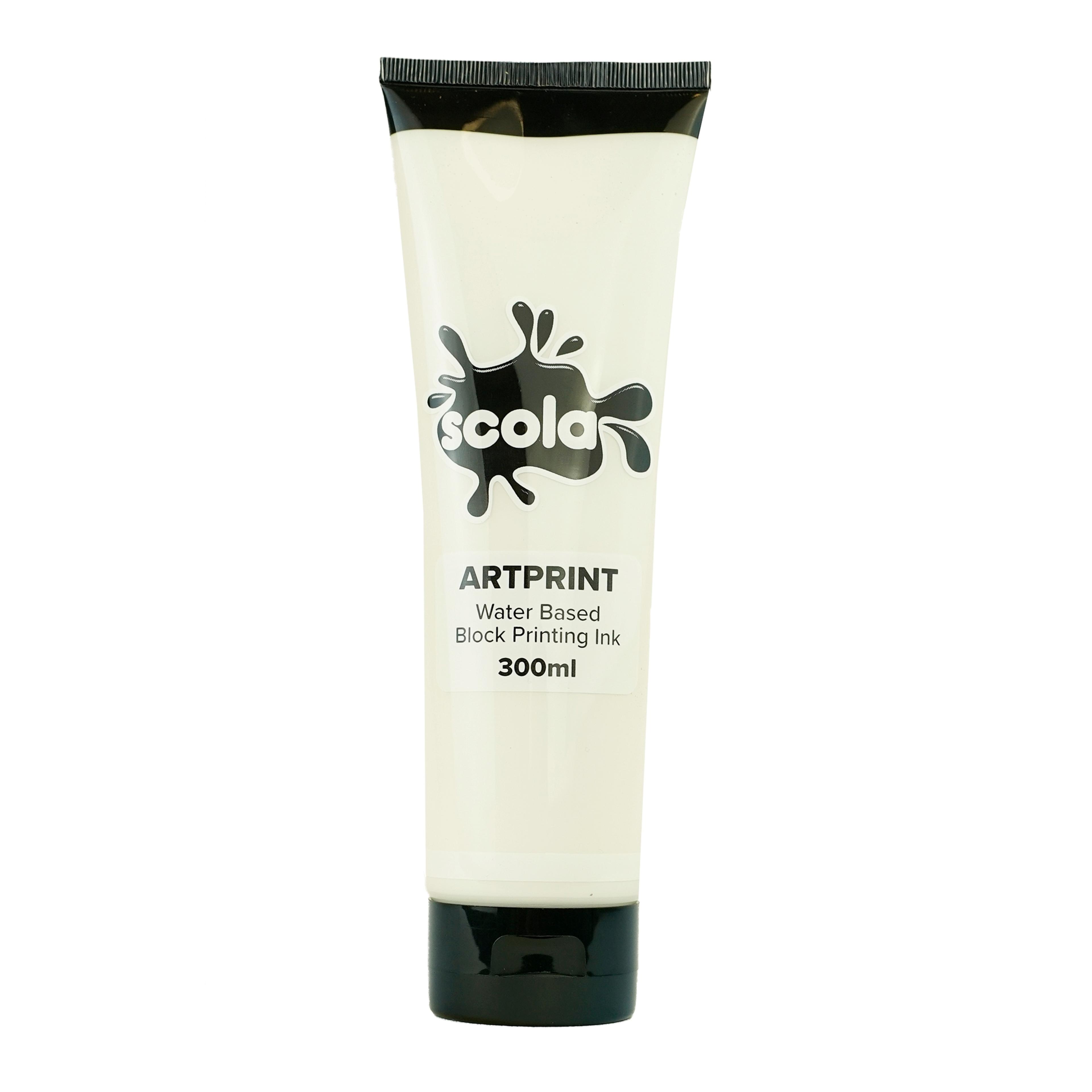 Scola Block Printing Ink - 300ml - White