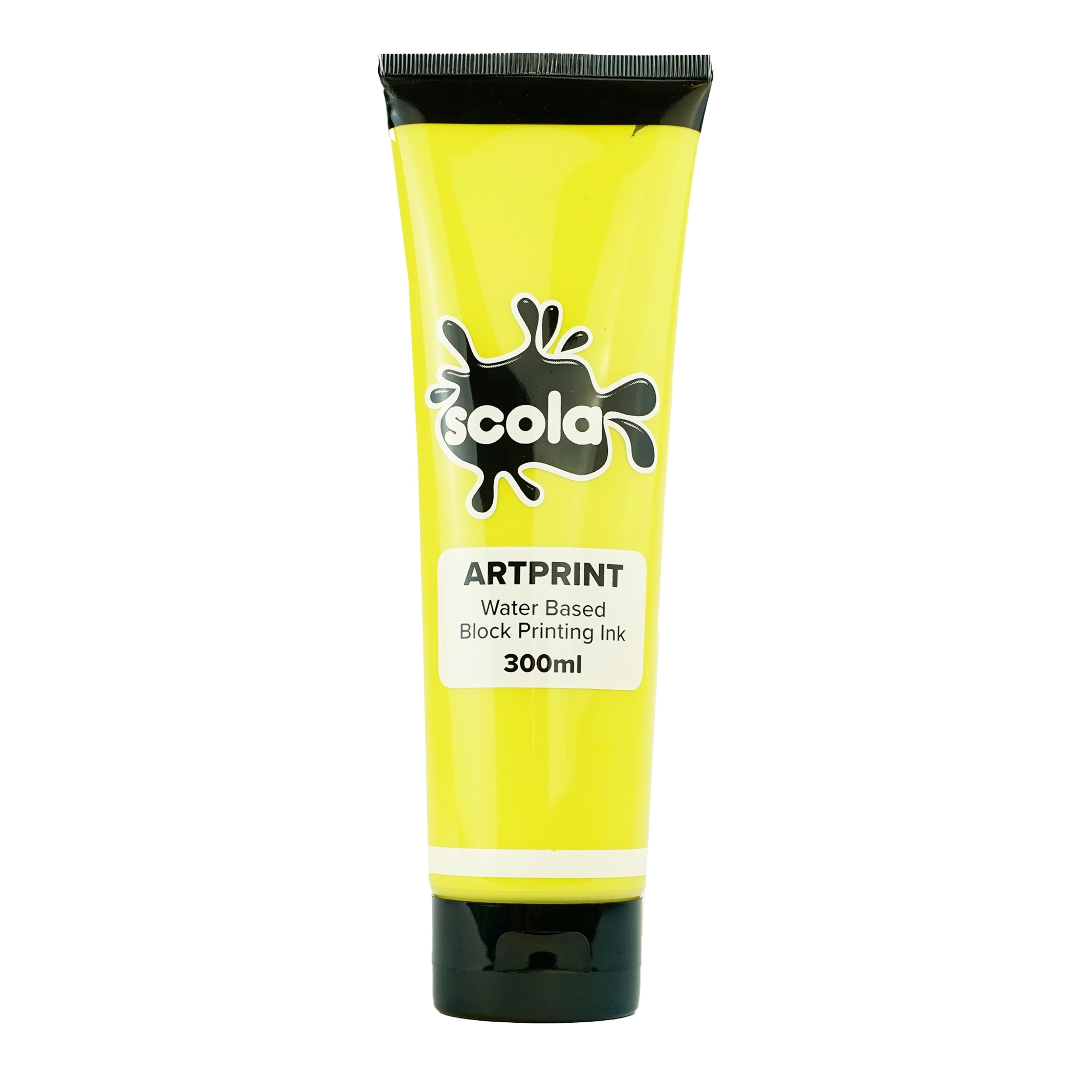Scola Block Printing Ink - 300ml - Brilliant Yellow