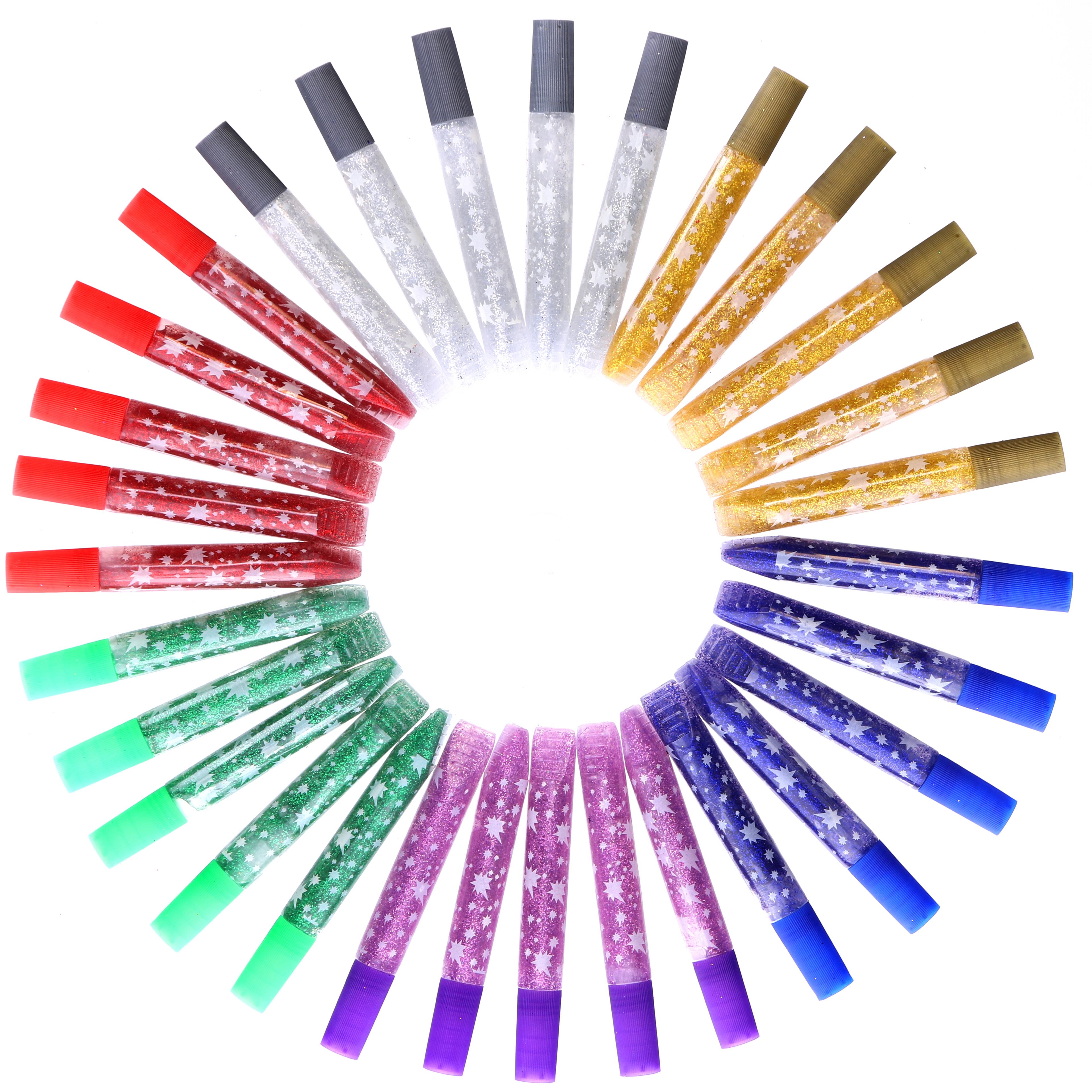 Classmates Glitter Glue Pens - Pack of 30
