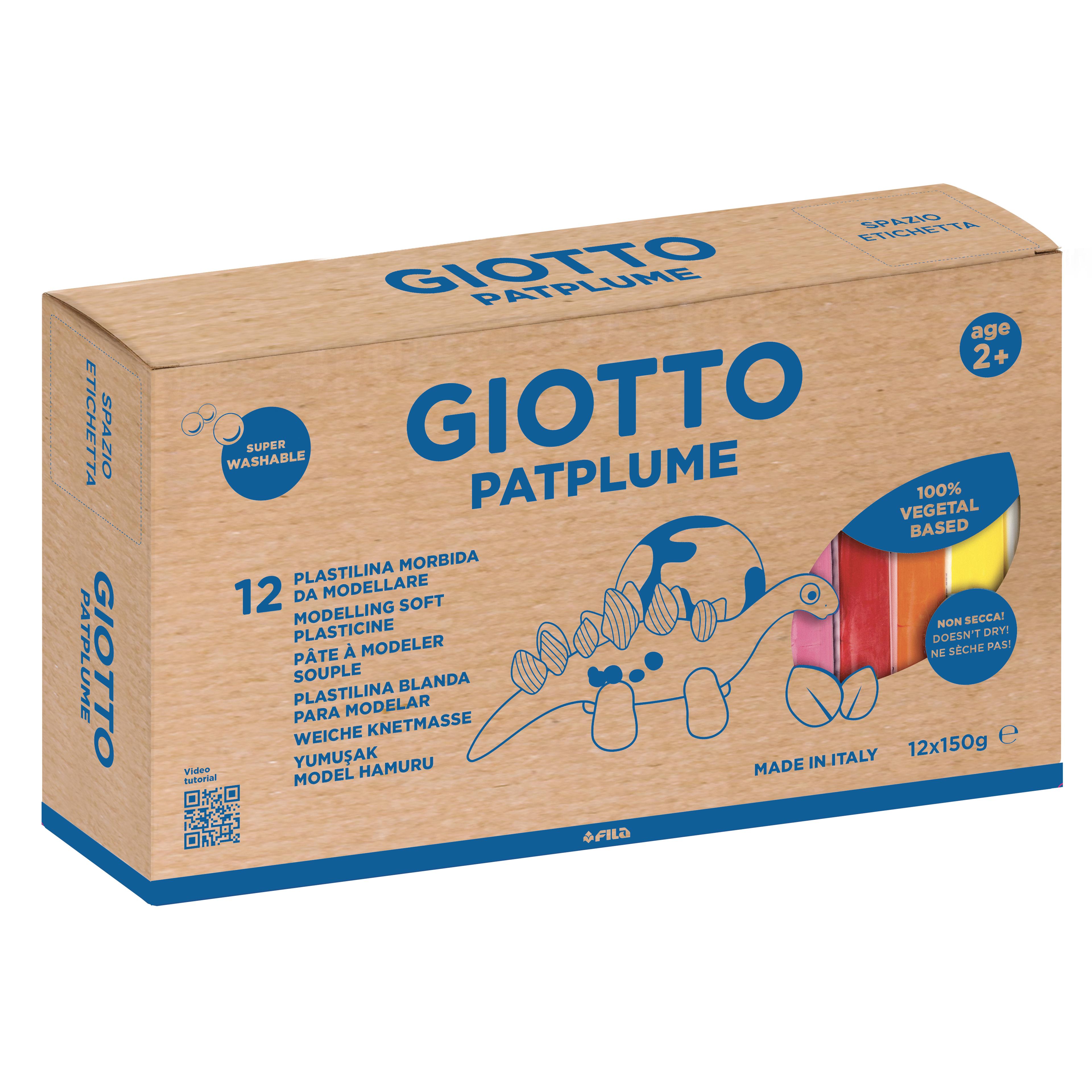 GIOTTO Patplume Modelling Clay - Pack of 12