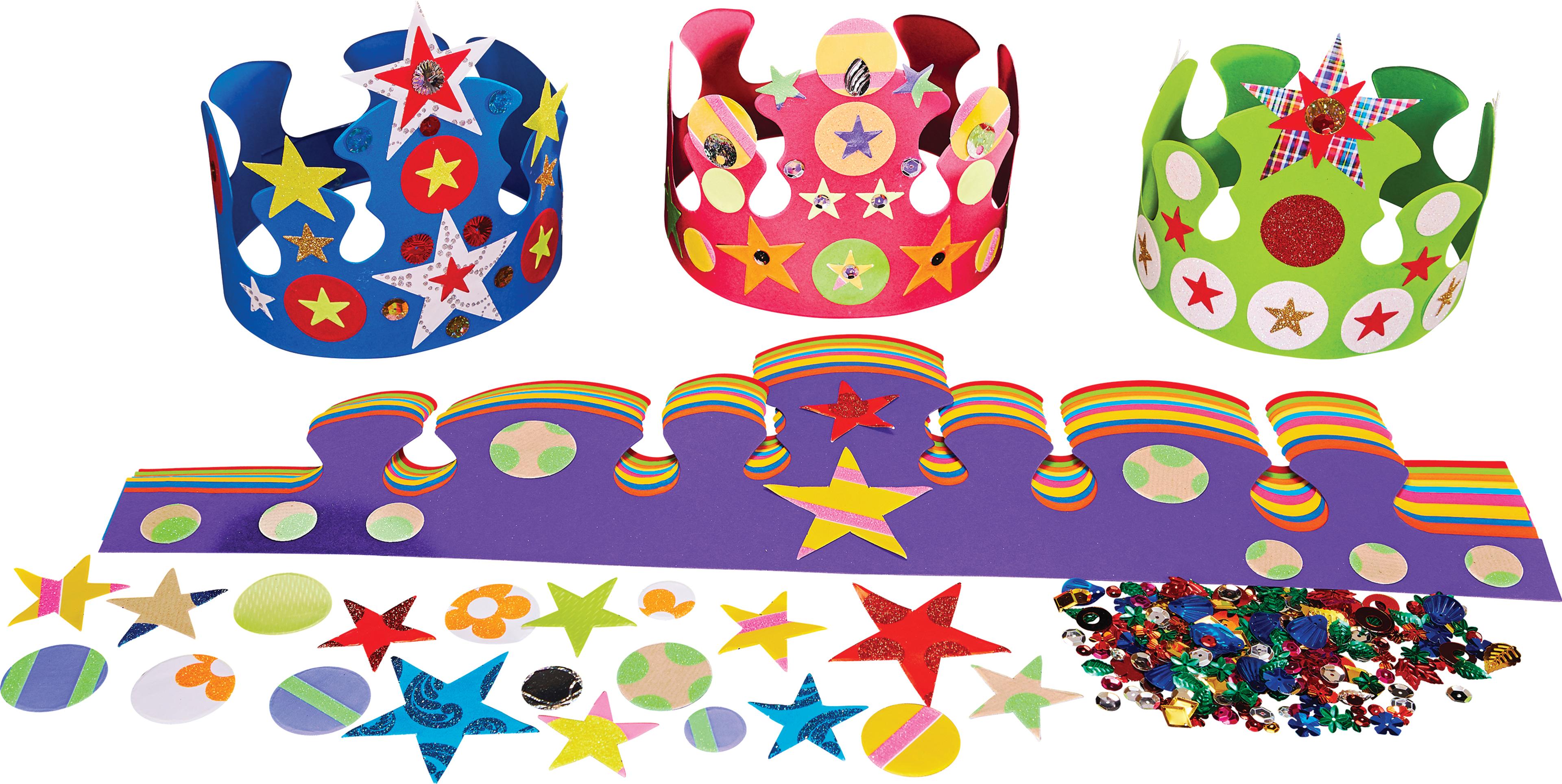 Crowns and Collage Set - Pack of 30