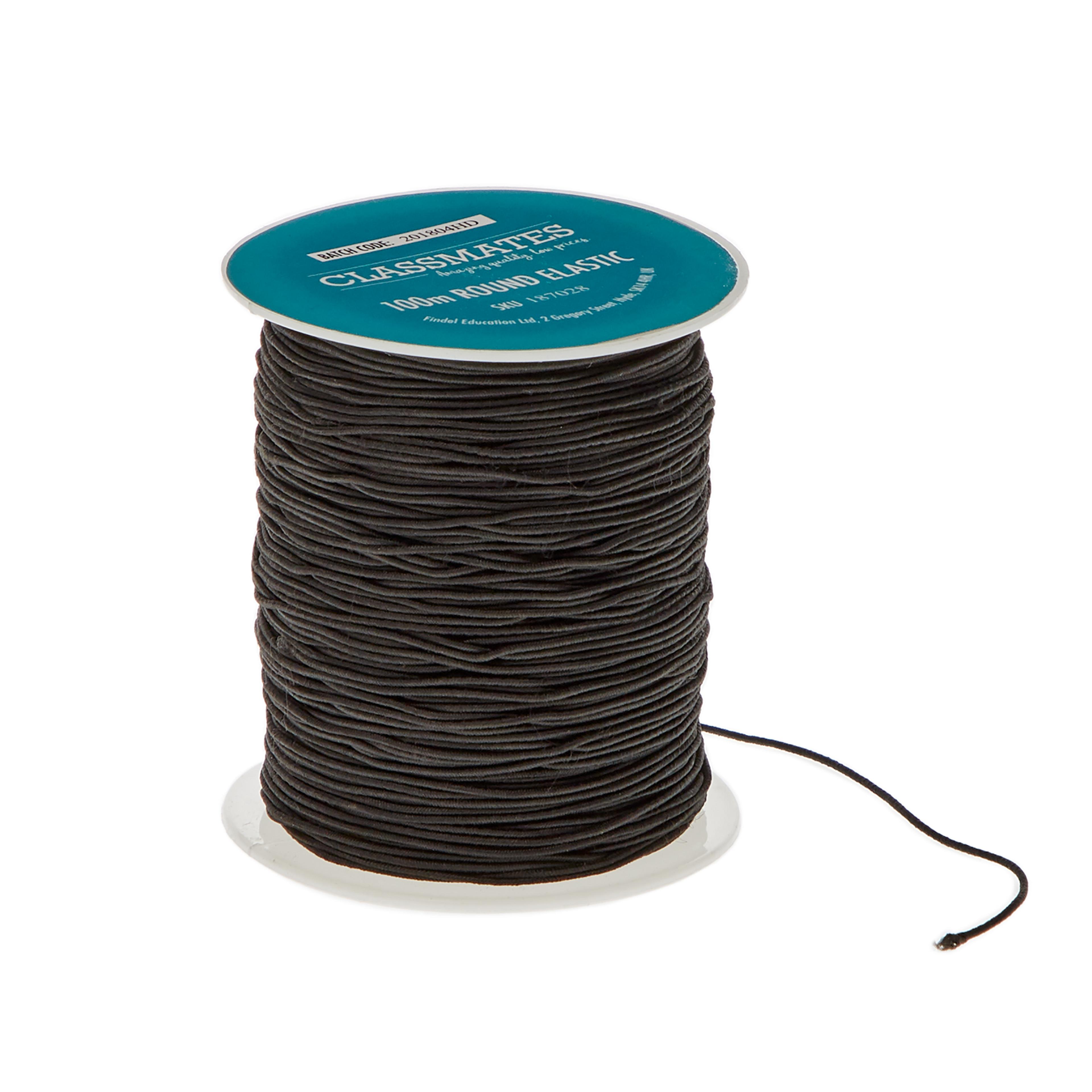 Classmates Elastic - Black - 100m