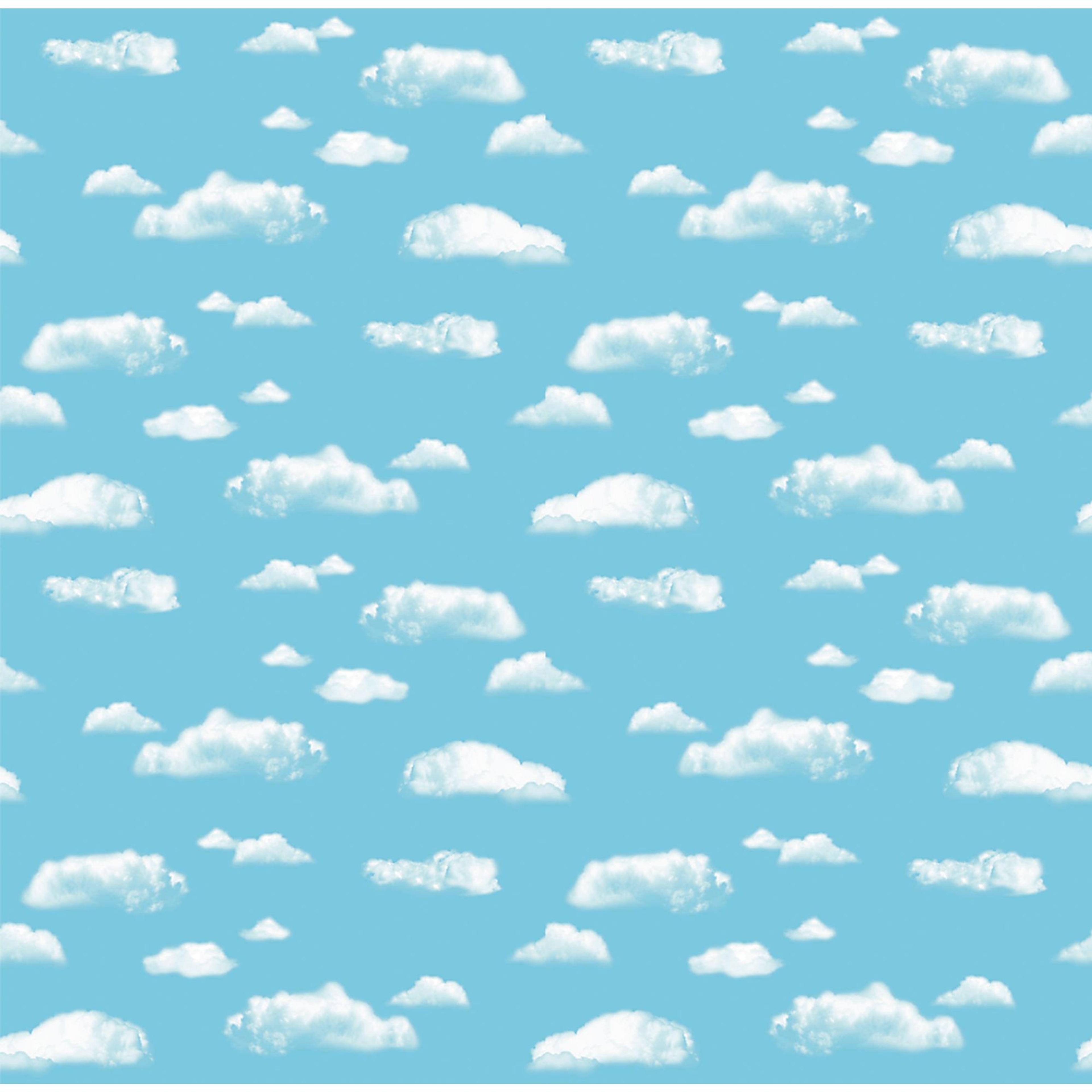 Fadeless Extra Wide Cloud Design Display Paper Roll - 1218mm x 3.6m