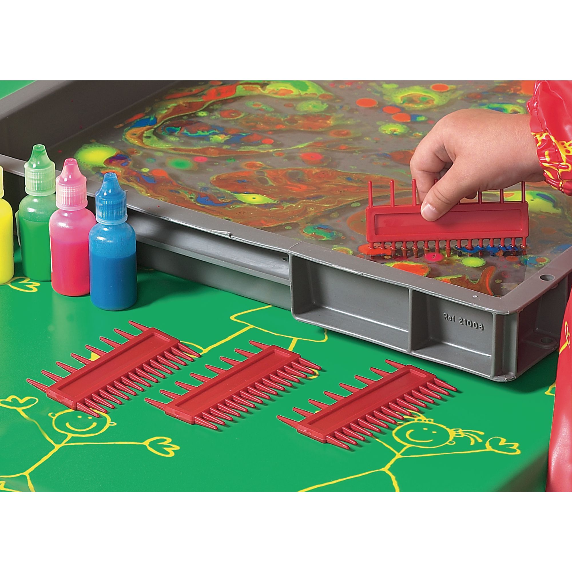 Marbling Combs Pk 4 Small