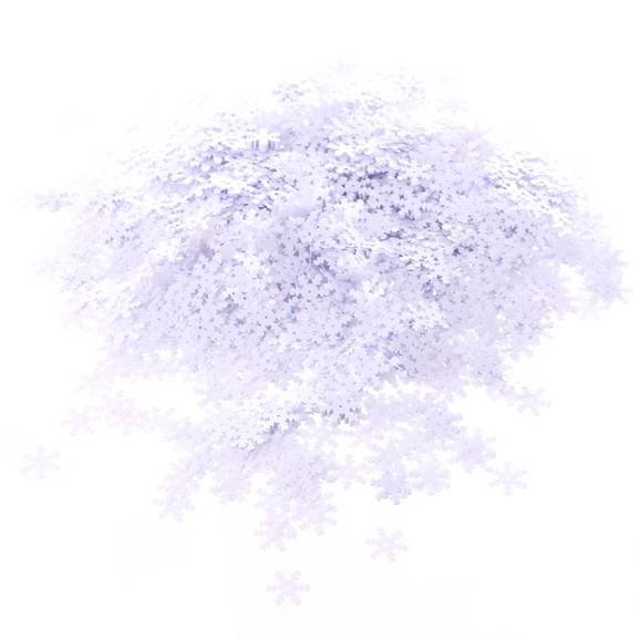 HC1014803 - Classmates Snowflake Sequins - White - 70g