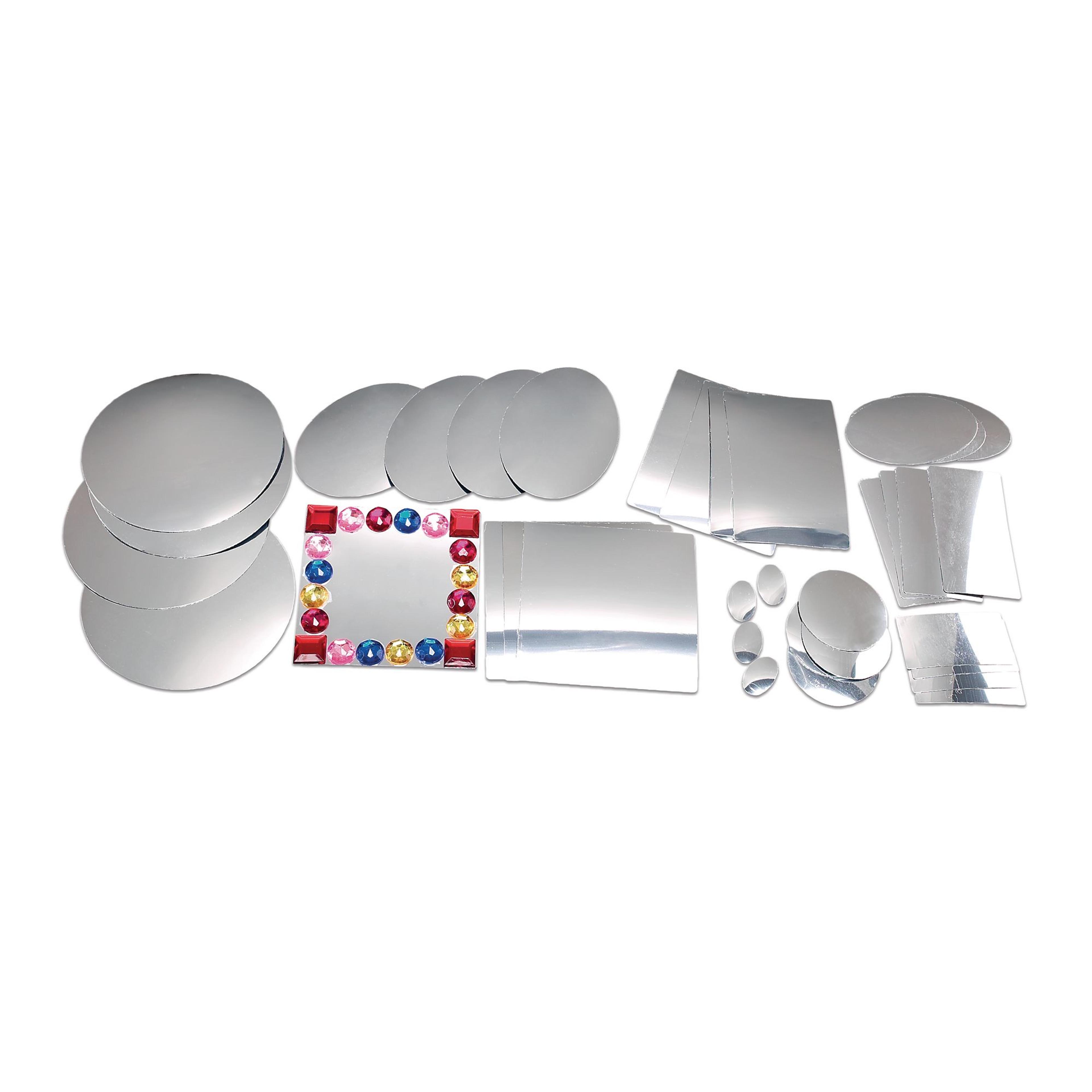 Assorted Plastic Mirrors - Pack of 32