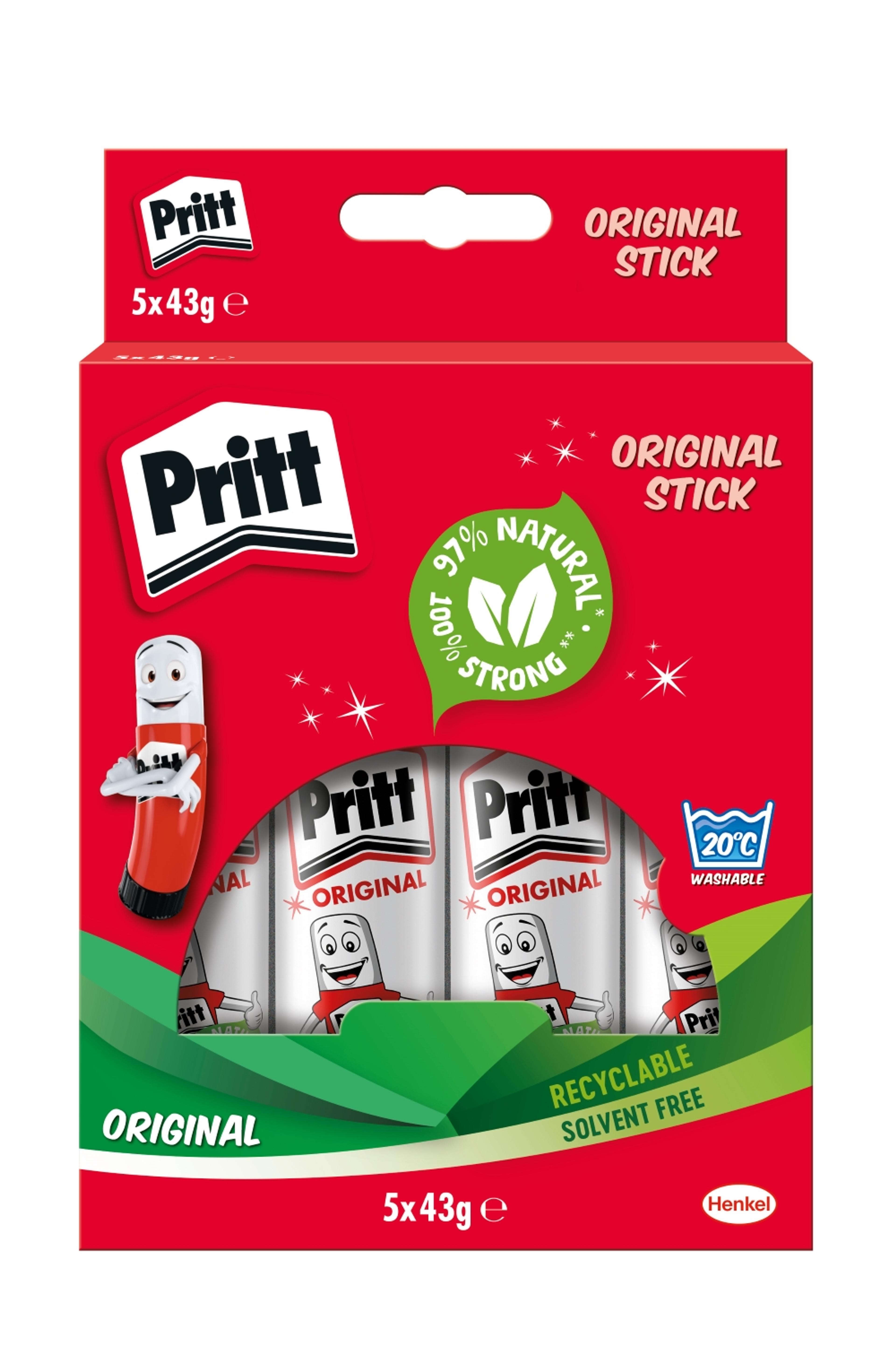 Pritt Glue Sticks - 43g - Pack of 5