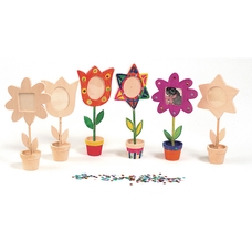 Wooden Flower Pot Frames - Pack of 12