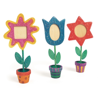 HE137364 - Wooden Flower Pot Frames - Pack of 12 | Findel Education