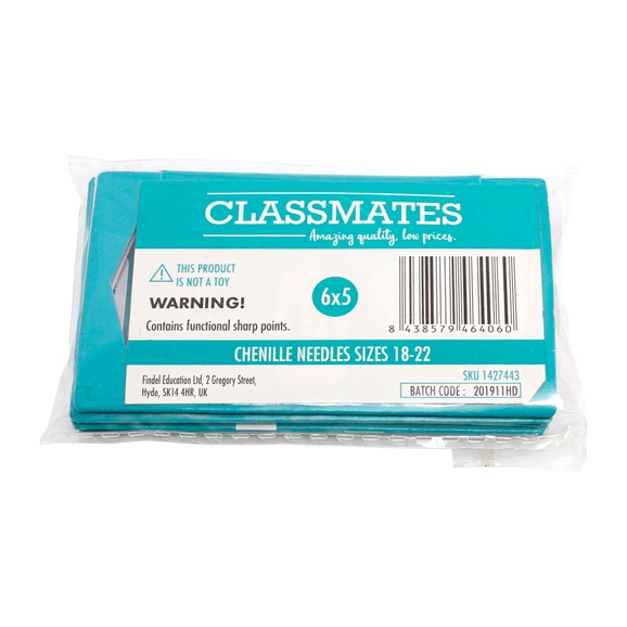 G1815185 - Classmates School Scissors in Box - Right and Left Handed - Pack  of 32