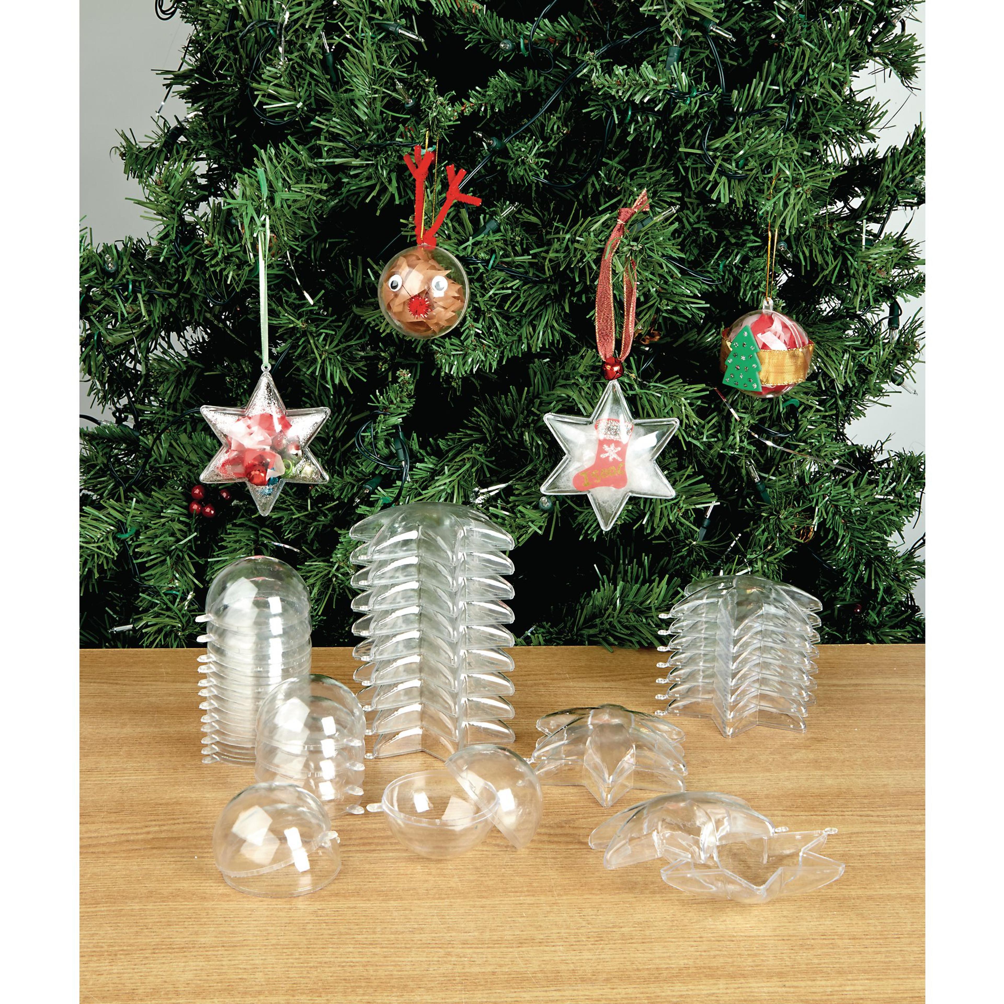Christmas Collage Bauble - Pack of 12