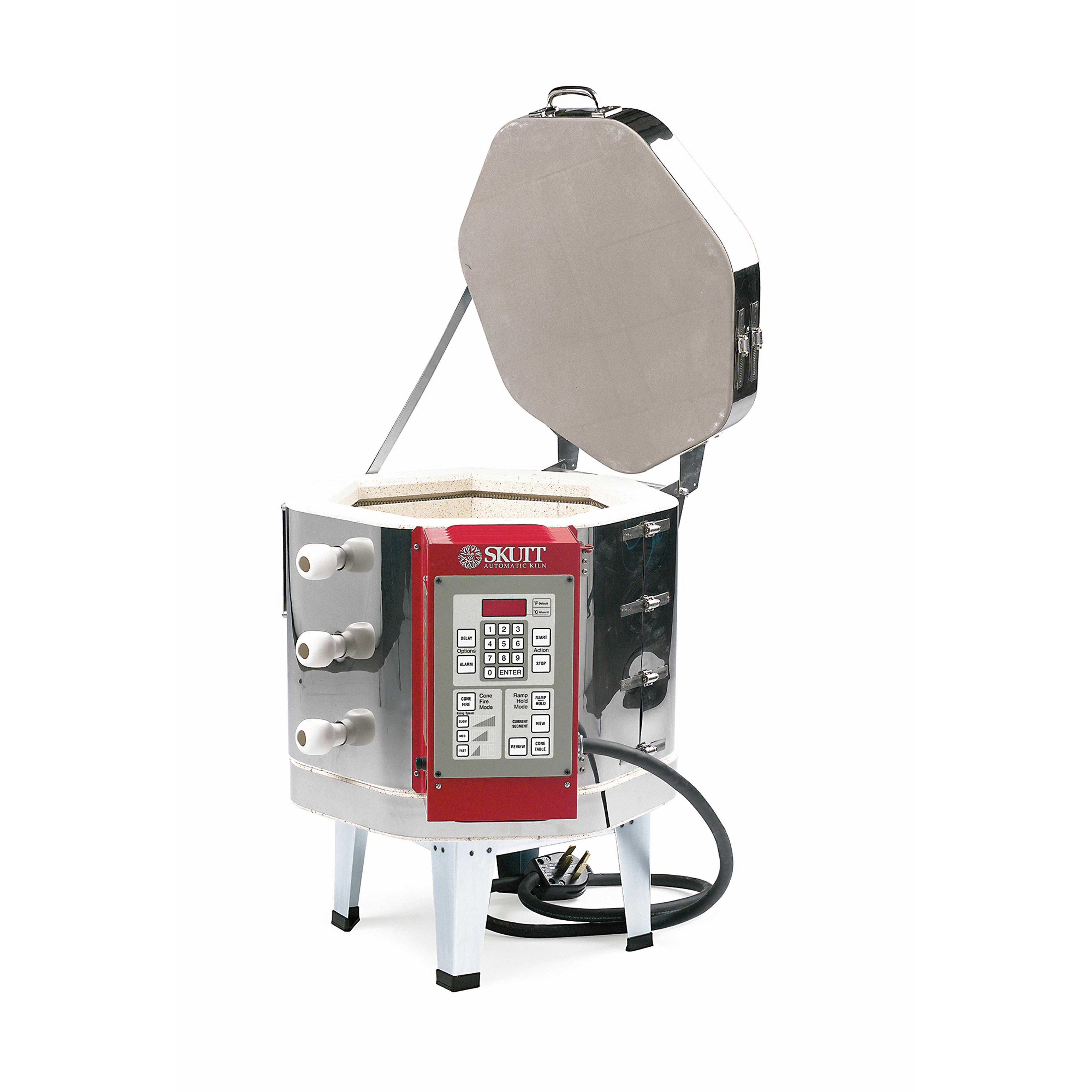 Cromartie KM714 Electric Kiln (13 Amp) KilnMaster Controller & Furniture