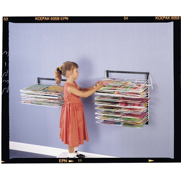 A2 Wall Mounted Drying Rack - Art & Craft from Early Years Resources UK