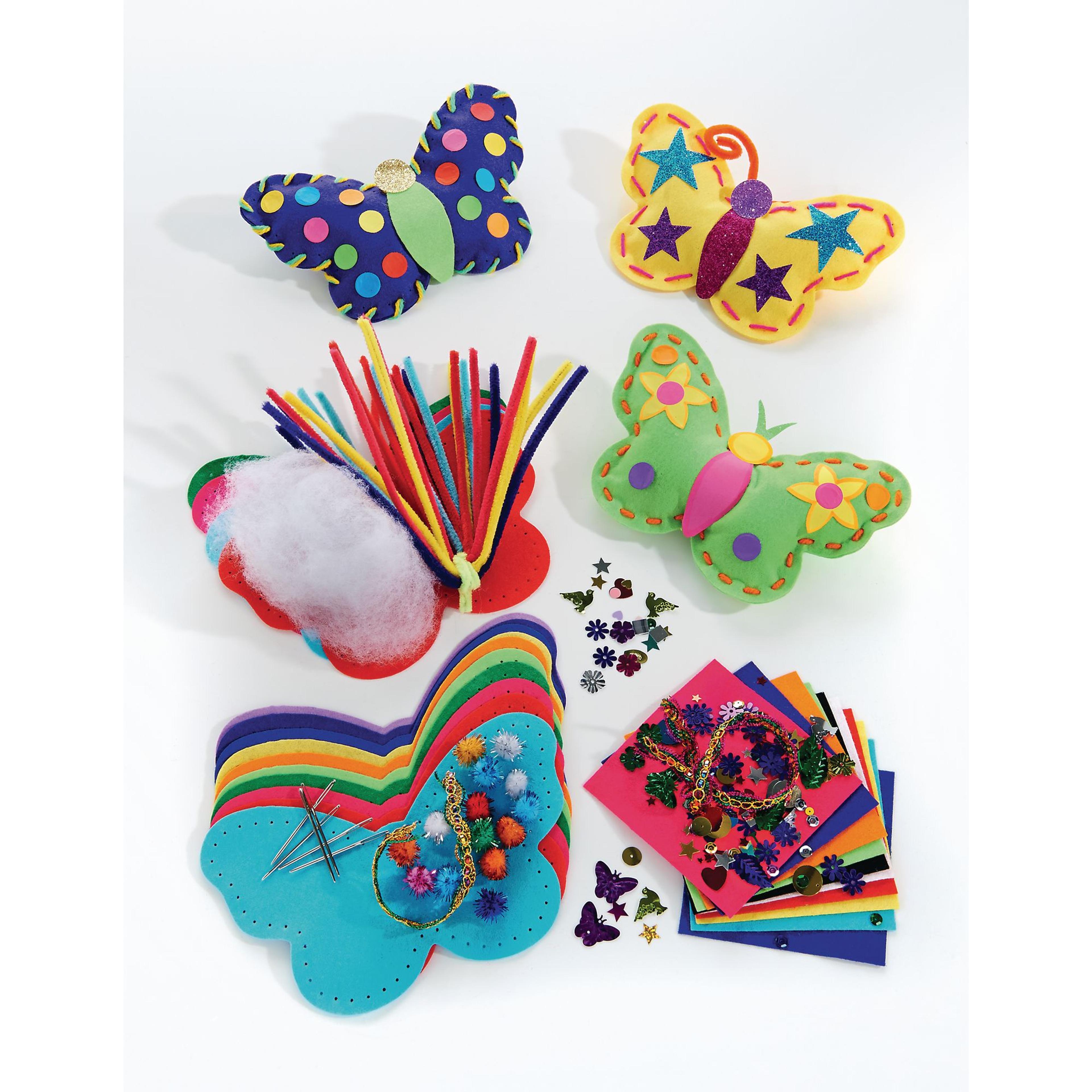 Felt Butterflies Kit