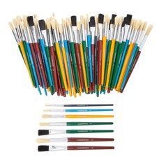 Classmates Short Paint Brush Bumper Pack - Assorted Sizes - Pack of 100